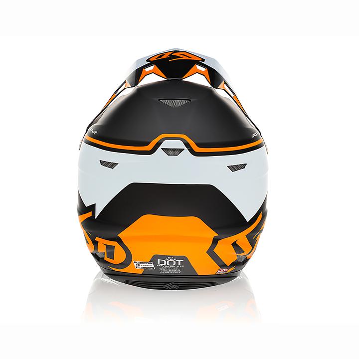 6D ATR-2 Drive Helmet - Neon Orange