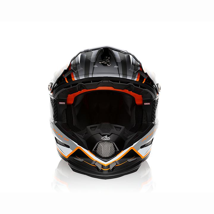 6D Atr-2 Helmet Phase White Orange