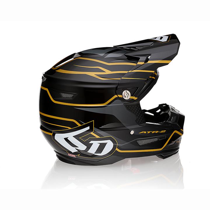 6D ATR-2 Phase Helmet - Black / Gold