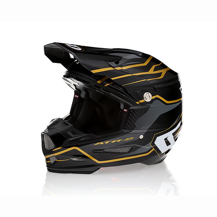 6D ATR-2 Phase Helmet - Black / Gold