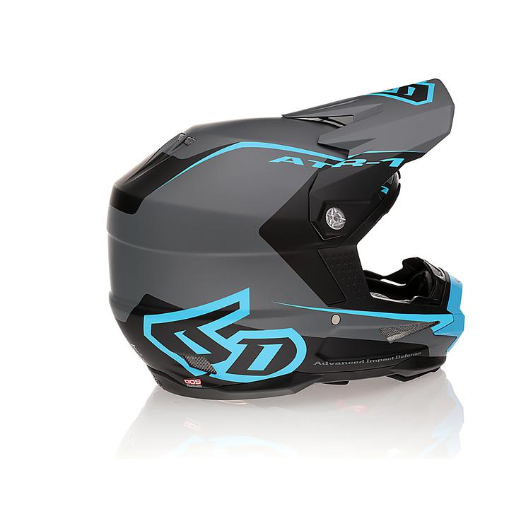 6D Atr-1 Helmet Stealth Cyan