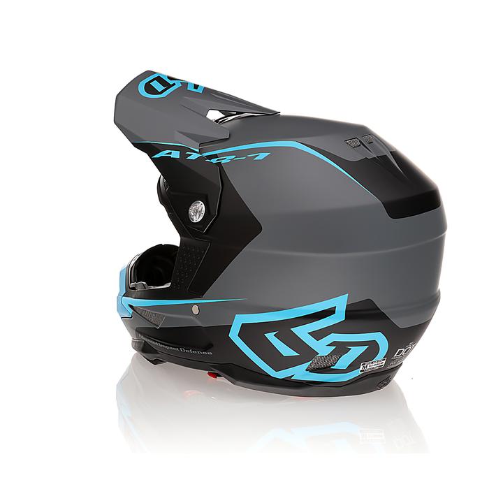 6D Atr-1 Helmet Stealth Cyan