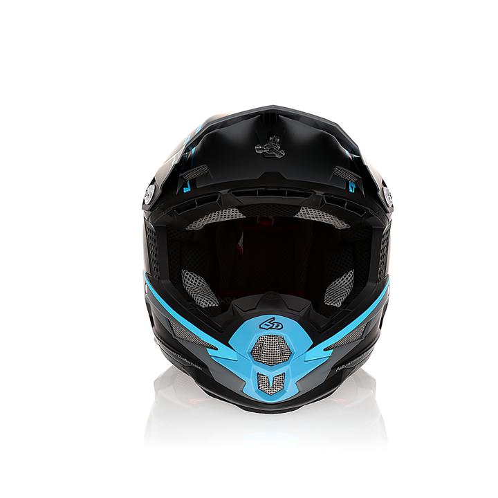 6D Atr-1 Helmet Stealth Cyan