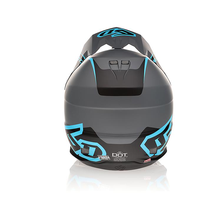 6D Atr-1 Helmet Stealth Cyan