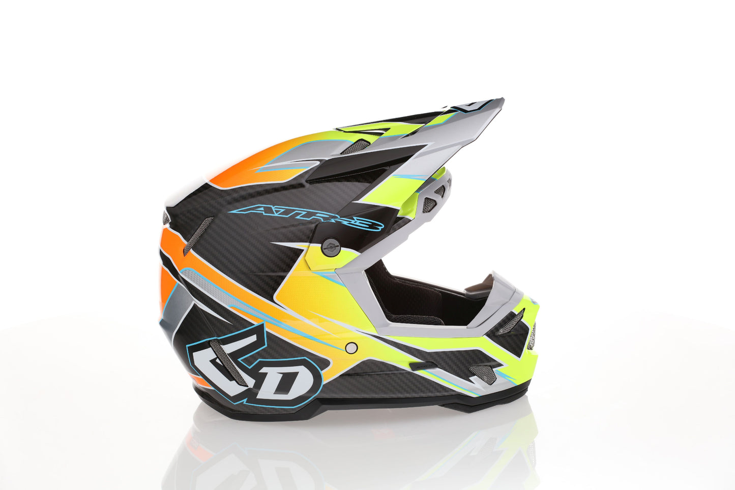 6D ATR-3Y Youth Helmet Reflex - Gloss Neon Yellow