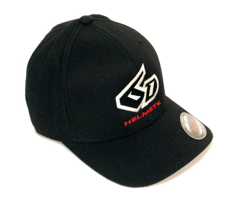 6D Flexfit Logo Hat Black