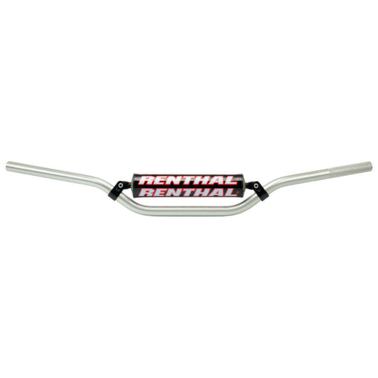 Renthal 768 6.0 IN Trials 7/8 Padded Handlebar - Silver