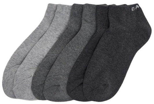 Oakley Short Solid Socks (3 Pack) - Dark Grey