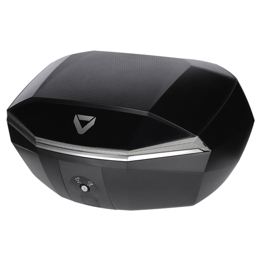 Dririder Shield Top Case L Luxe - Black / Silver