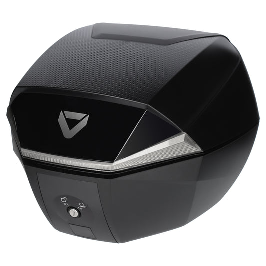 Dririder Shield Top Case S Luxe - Black / Silver