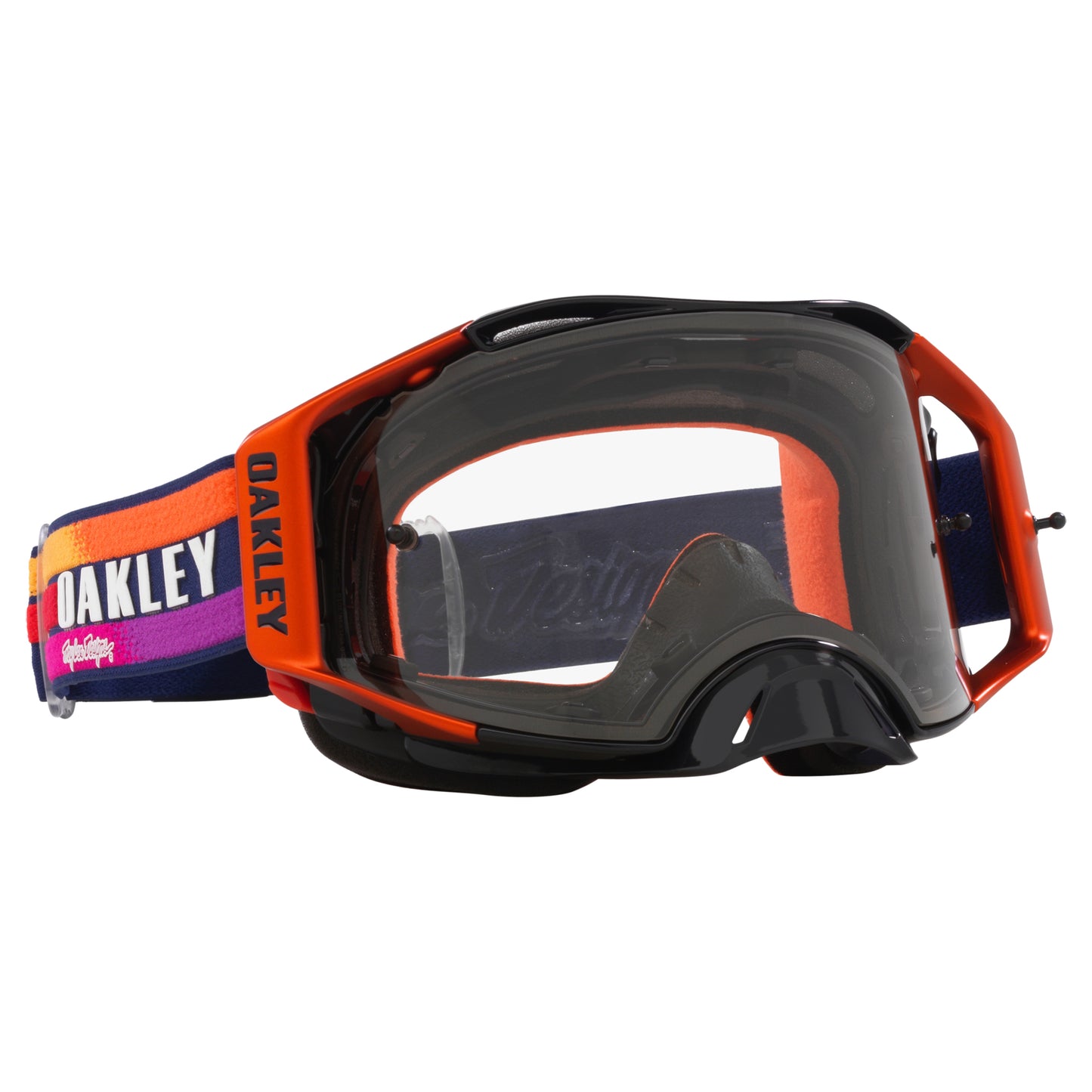 Oakley Airbrake MX Goggles TLD Navy Sunrise - Clear