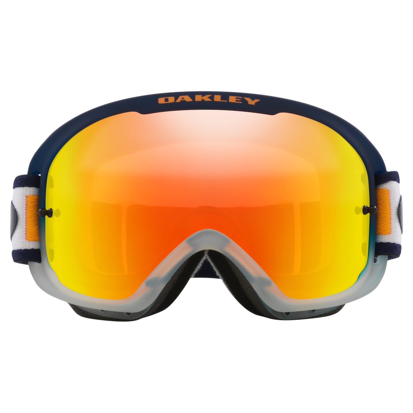 Oakley O Frame 2.0 Pro MTB Goggles TLD Orange Blocks - Fire Iridium