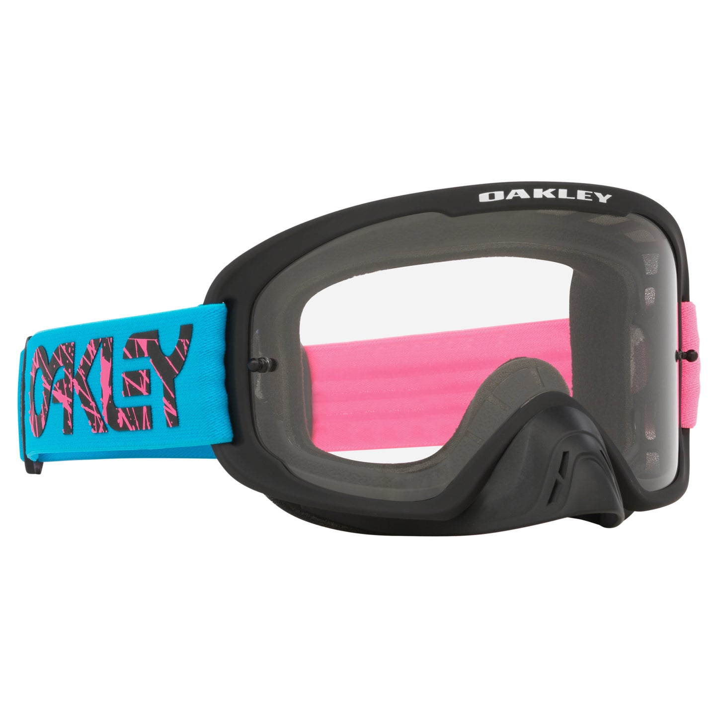 Oakley O-Frame 2.0 Pro Goggles MX 2 Stroke - Blue / Pink