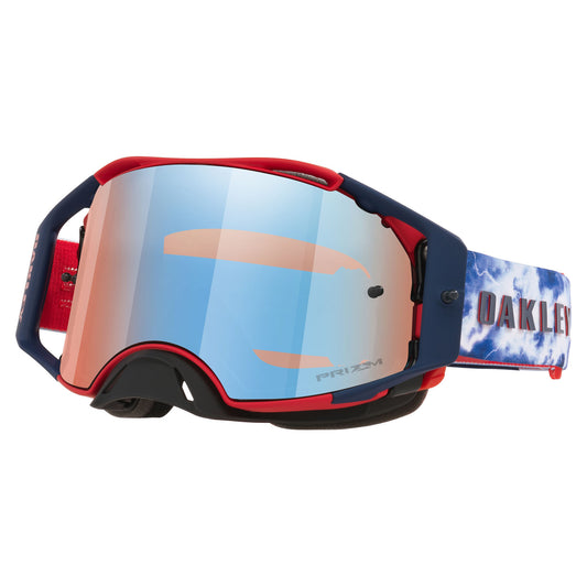 Oakley Airbrake MX Goggles Renault - Prizm Blue / Red