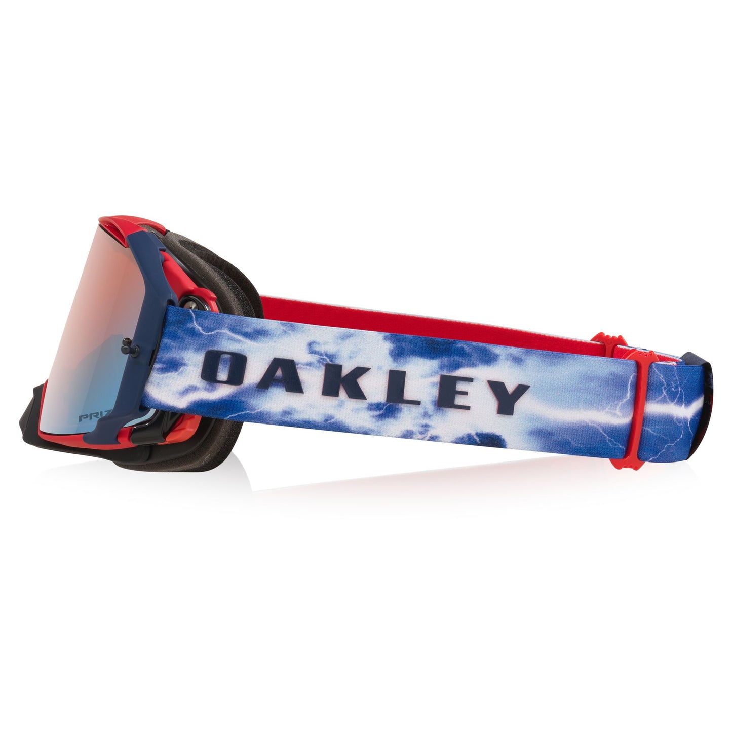 Oakley Airbrake MX Goggles Renault - Prizm Blue / Red
