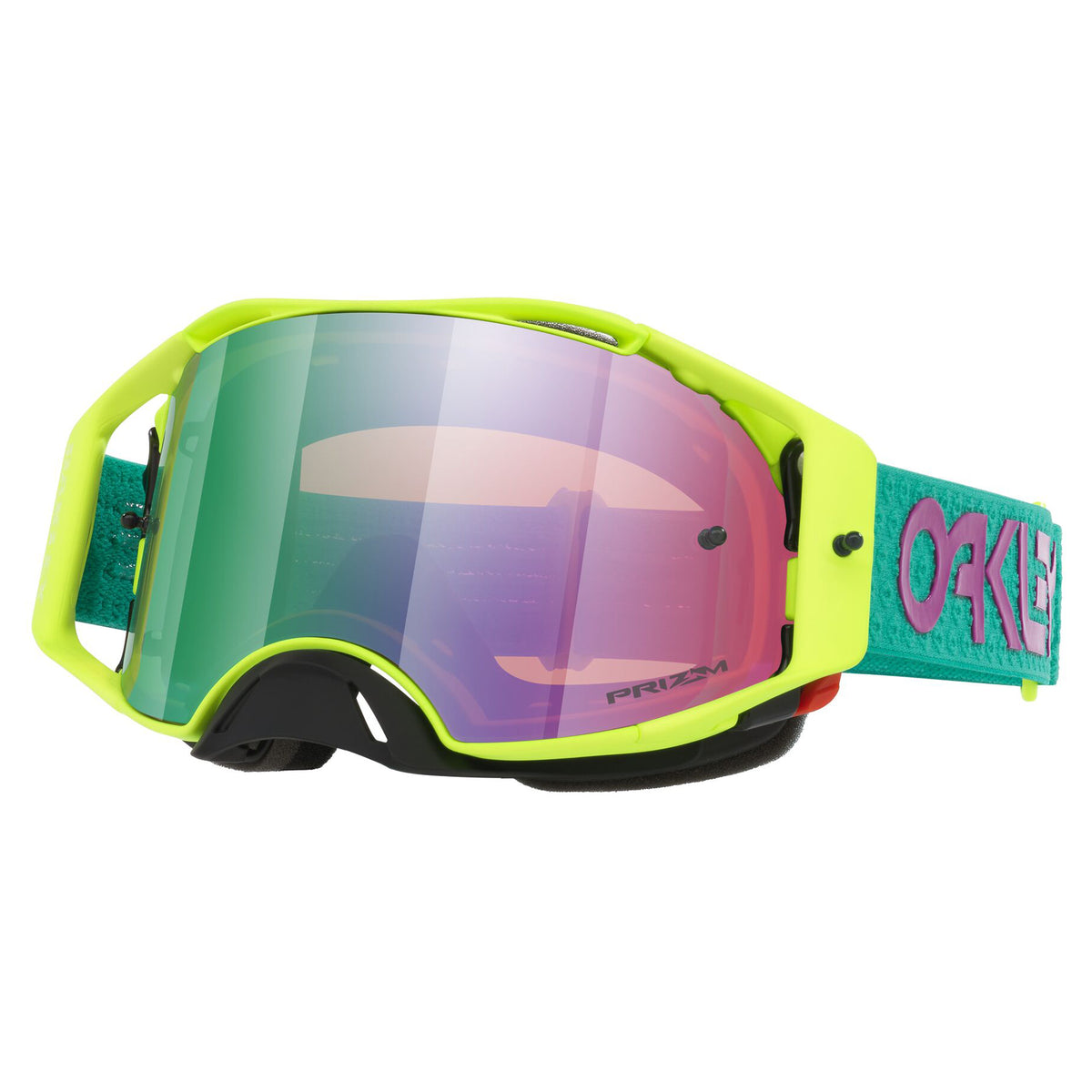 Oakley Airbrake Goggles MX Celeste - Yellow / Prizm