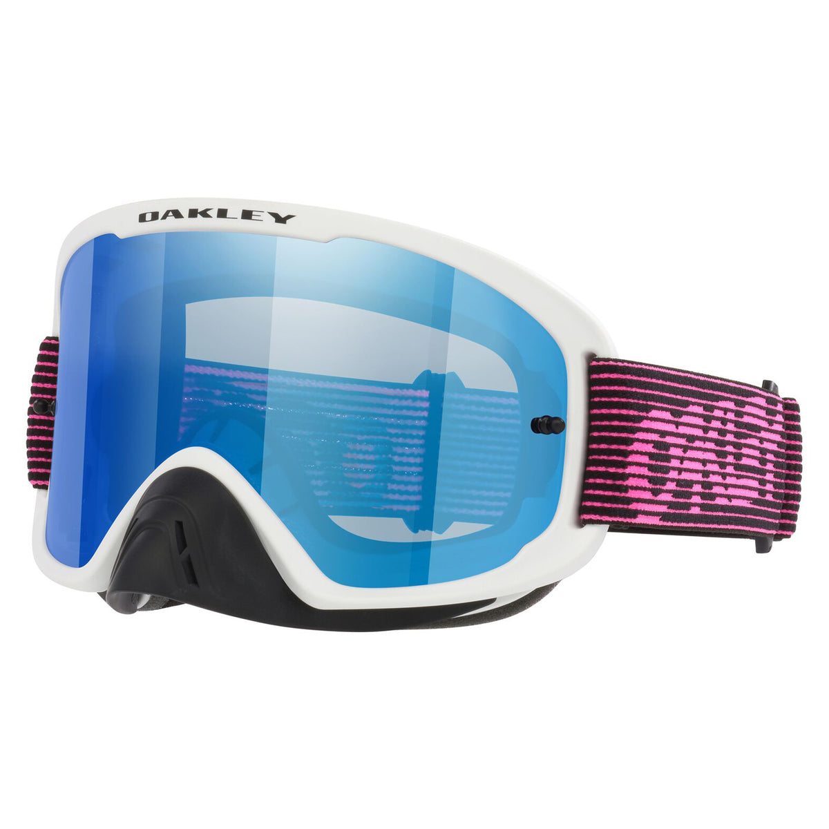 Oakley O-Frame 2.0 Goggles Pro MX Streaks - White / Pink