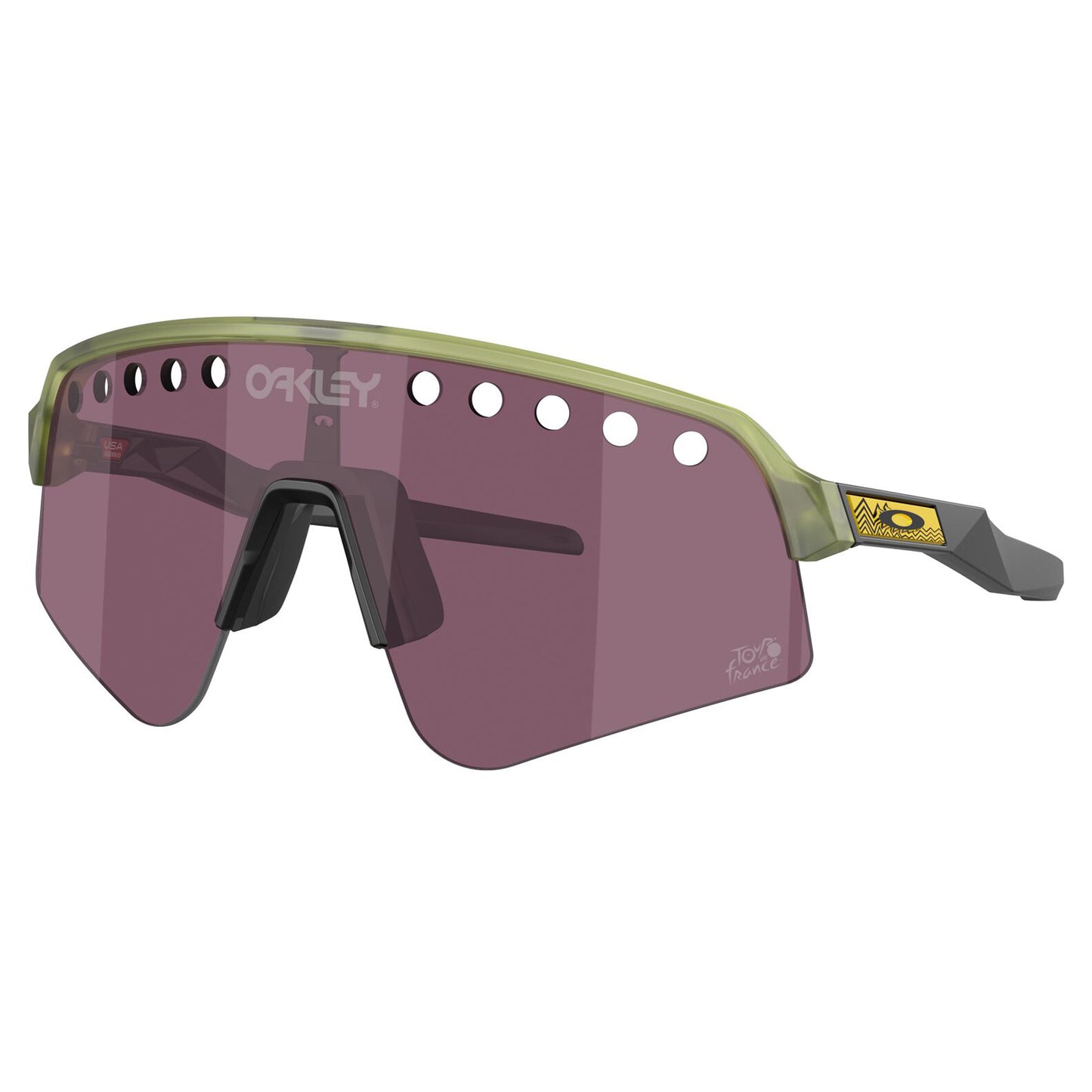 Oakley Sutro Lite Sweep Tour De France Sunglasses - Prizm Red / Black