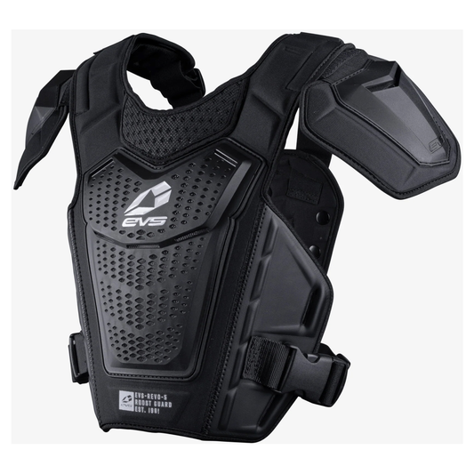EVS Revo 5 Roost Guard - Black / White
