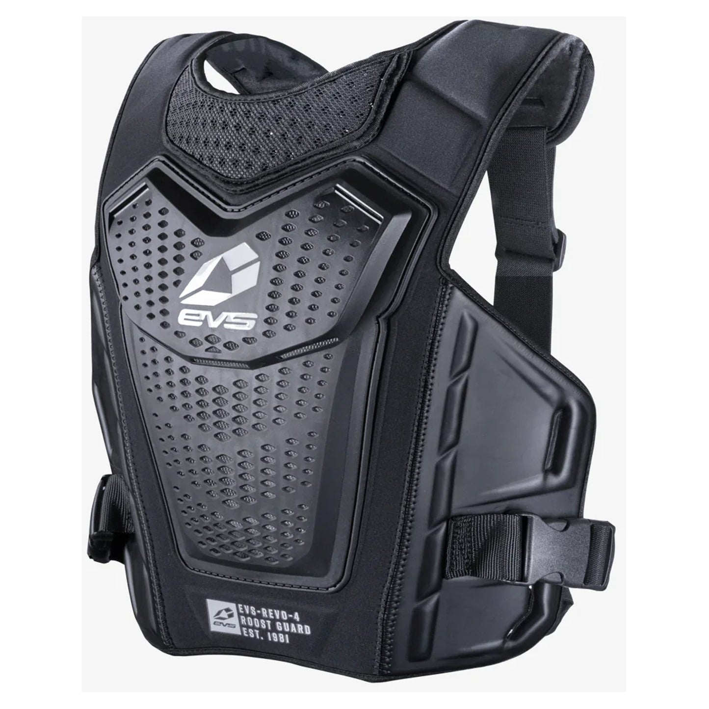 EVS Revo 4 Roost Guard - Black / White