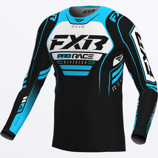 FXR MX26 Revo Alpha Jersey - Black / Blue / White