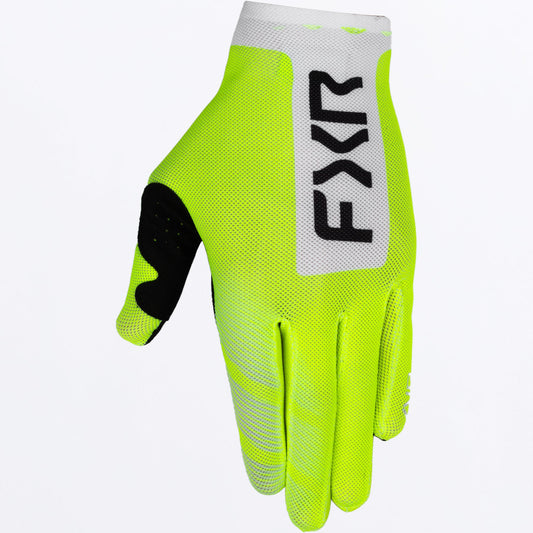 FXR MX26 Pro-Fit Air Gloves - Hi-Vis / White