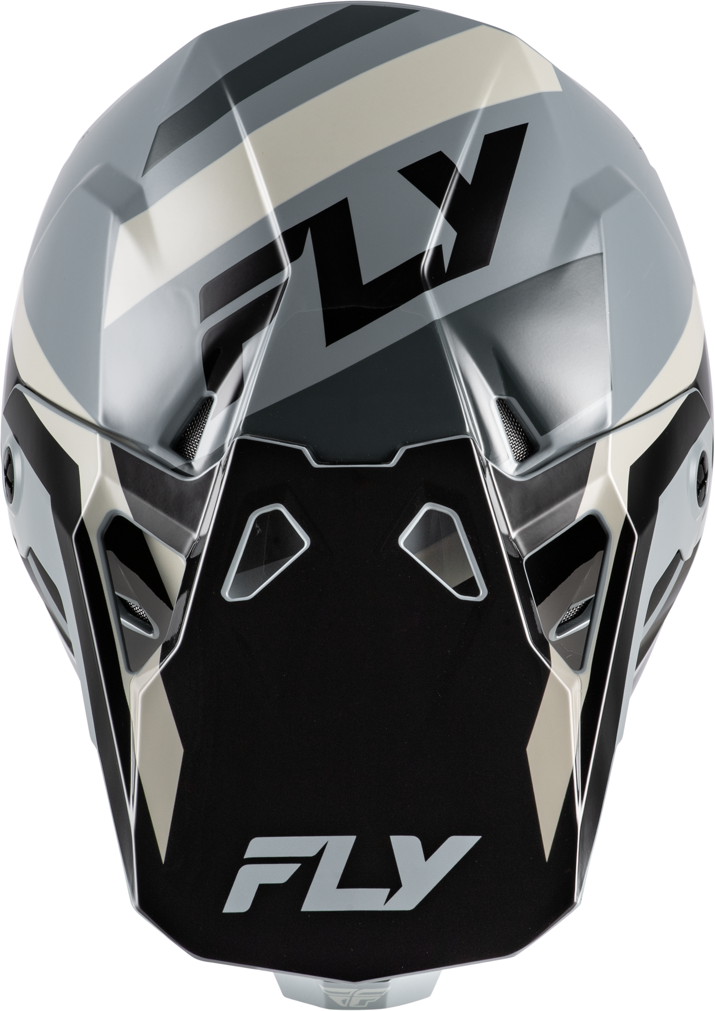 Fly Youth Large Formula CP Seal Helmet - Black / Grey