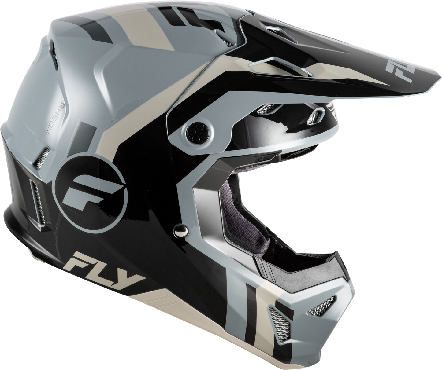Fly Youth Large Formula CP Seal Helmet - Black / Grey