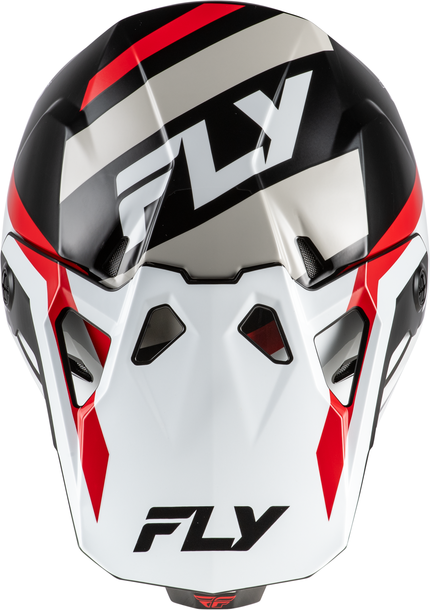 Fly Formula CP Seal Helmet - White / Black / Red