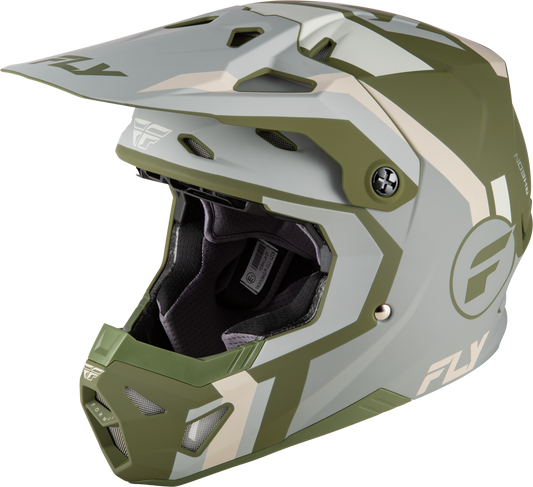 Fly Formula CP Seal Helmet - Grey / Green