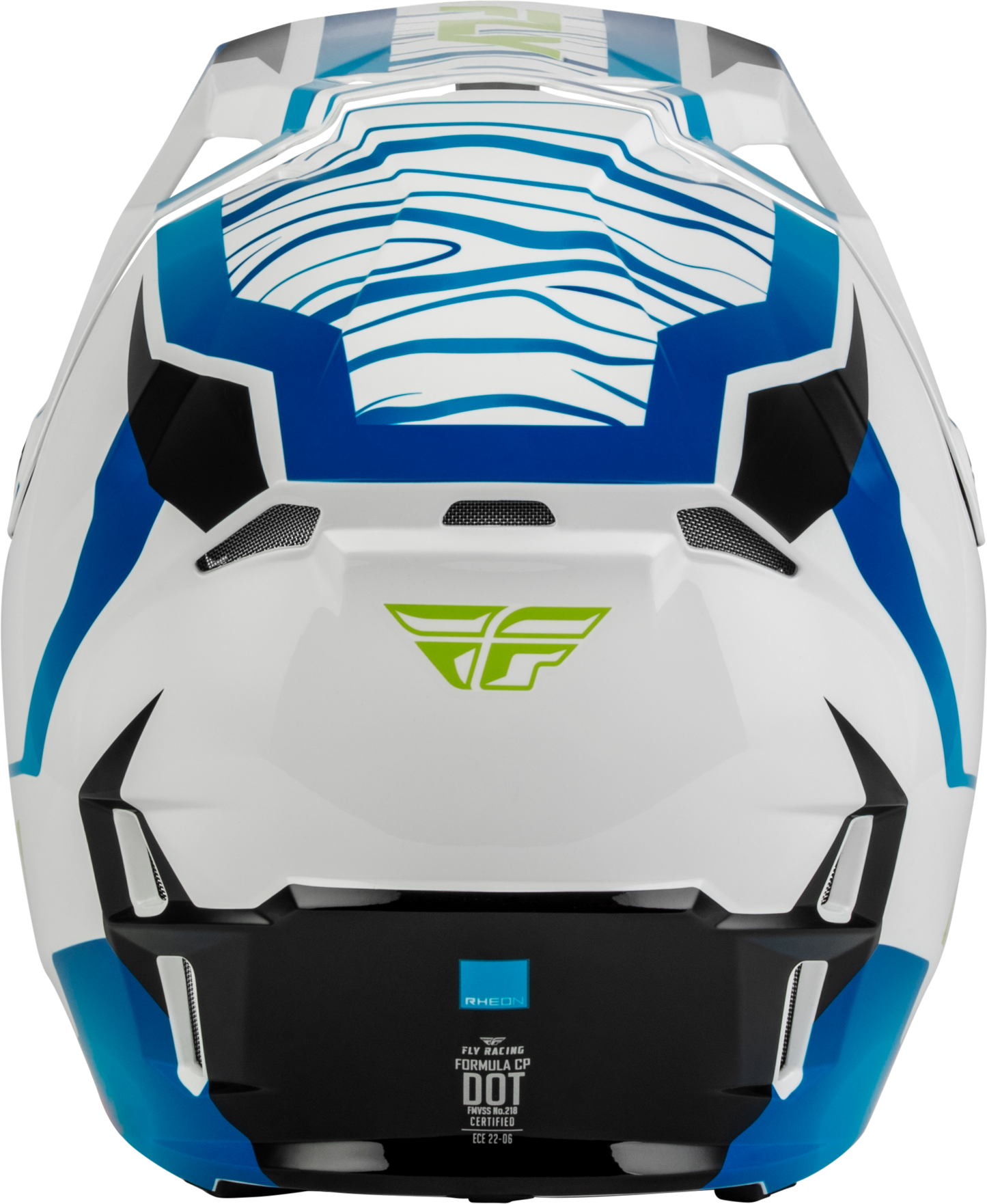 Fly Youth L Formula CP Helmet Charge - White / Blue