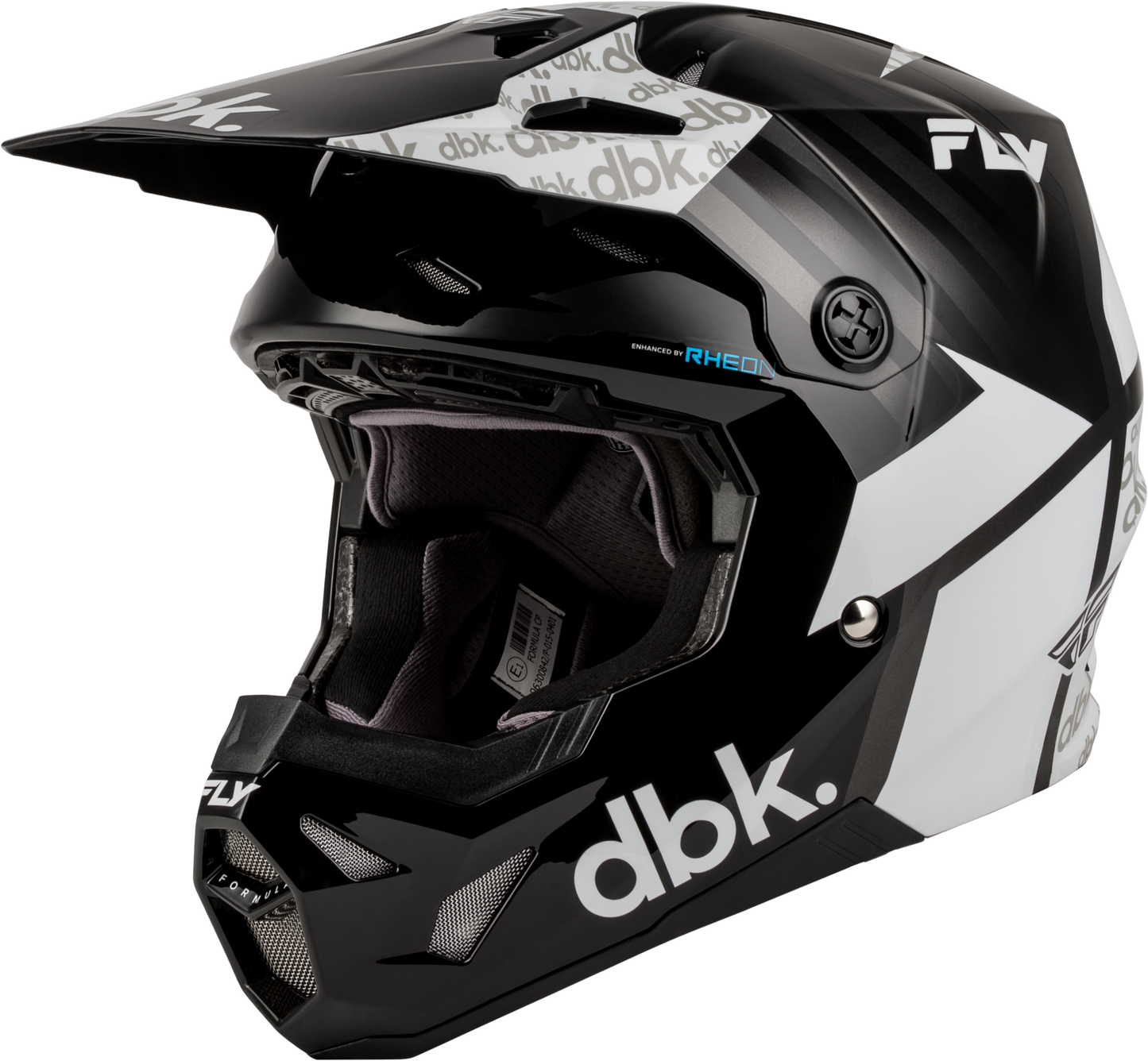 Fly Youth L Formula CP Helmet S.E. DBK - Black / White