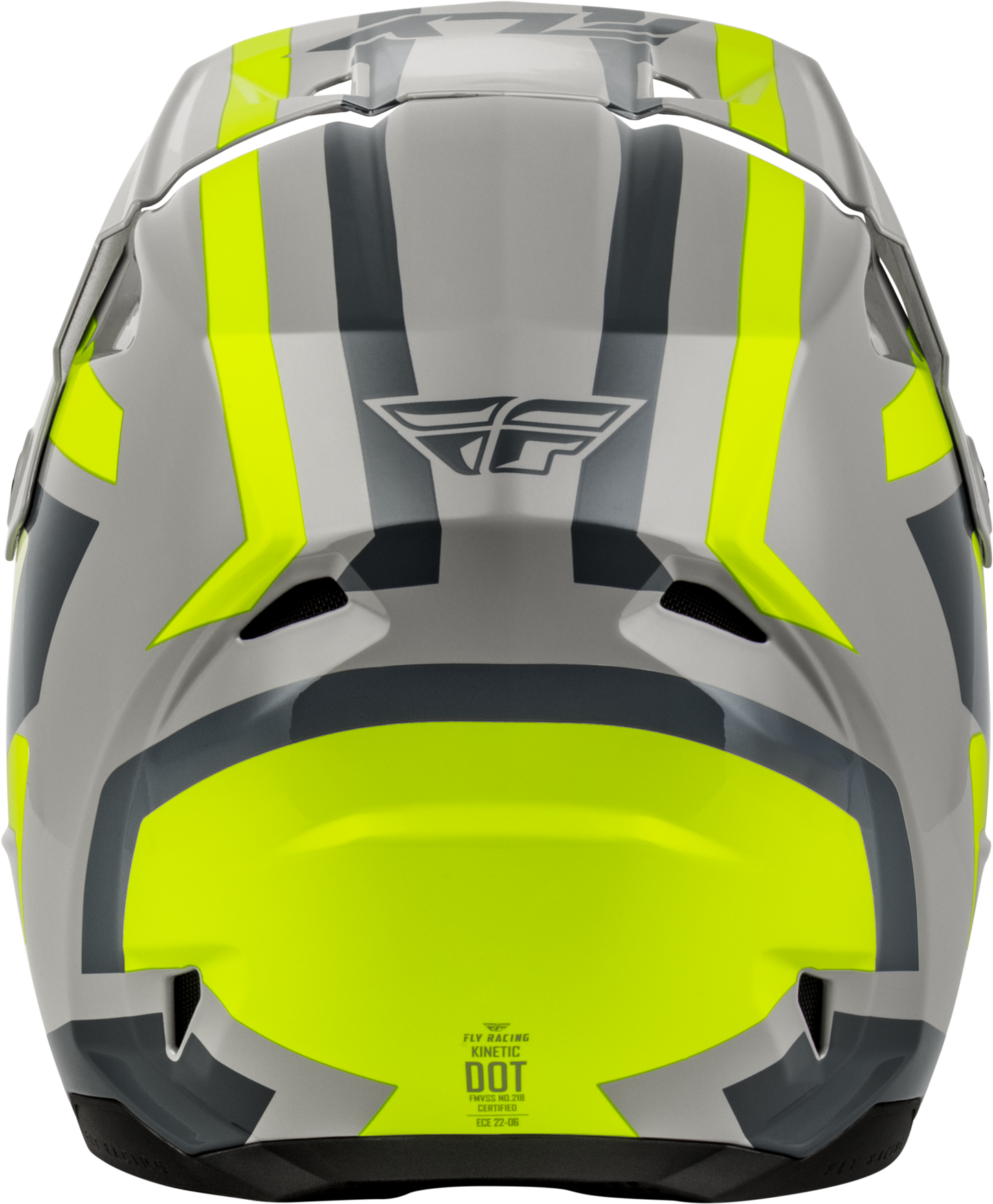 Fly Kinetic Helmet Sync - Grey / Yellow