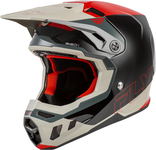Fly Formula CC Glide Helmet - Black / Red / Grey