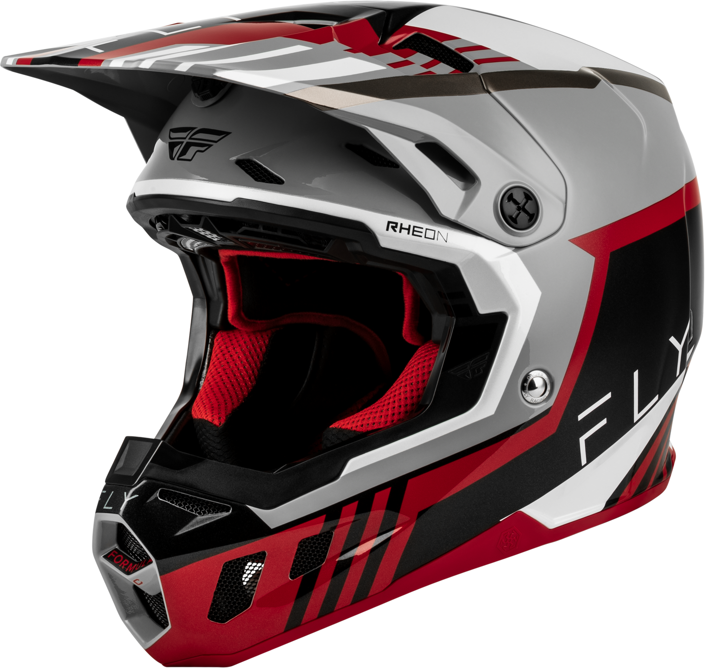Fly Formula CC Helmet Strike -  Grey / Black / Red