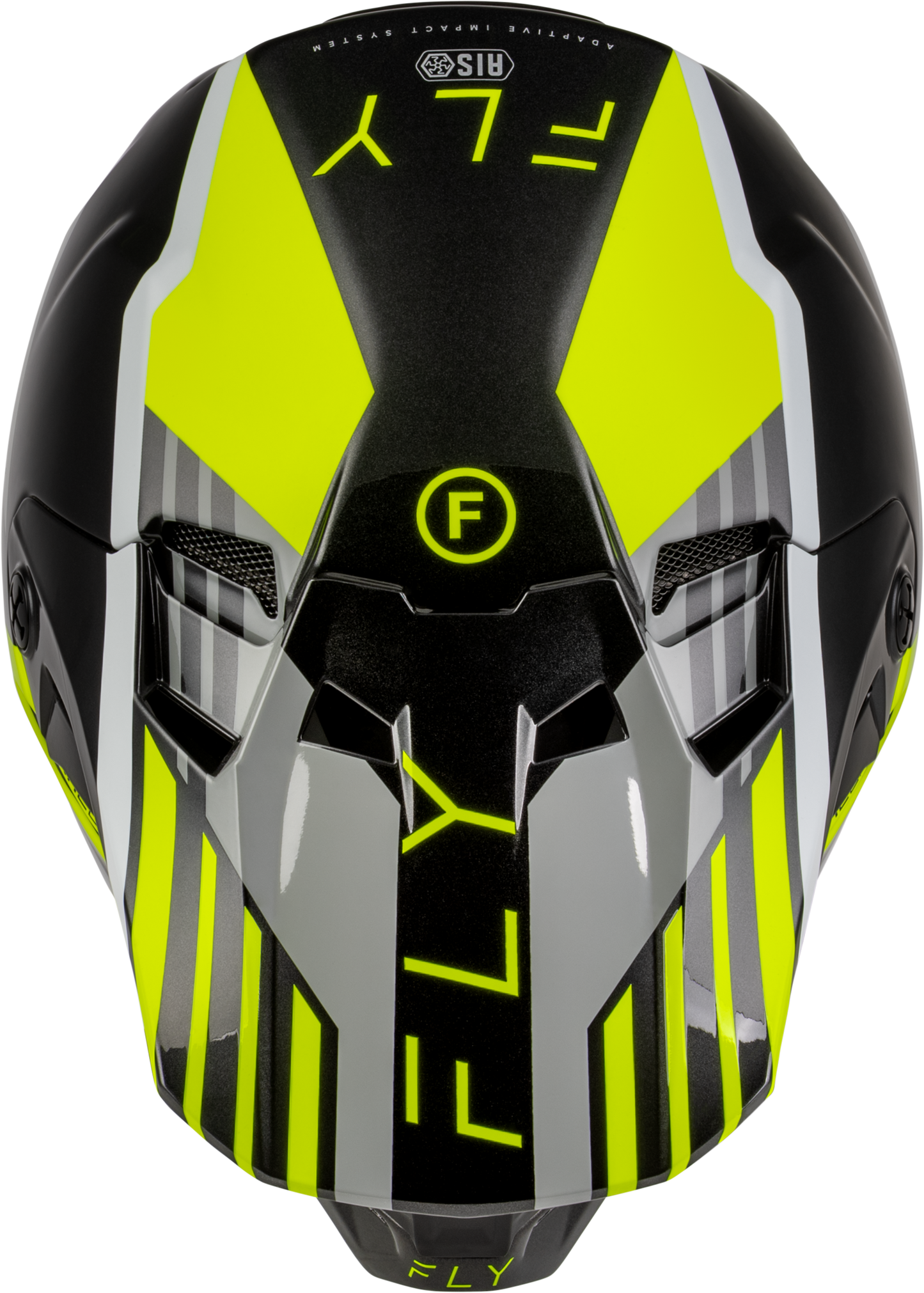 Fly Youth L Formula CC Helmet Strike -  Grey / Black / Hi-Vis