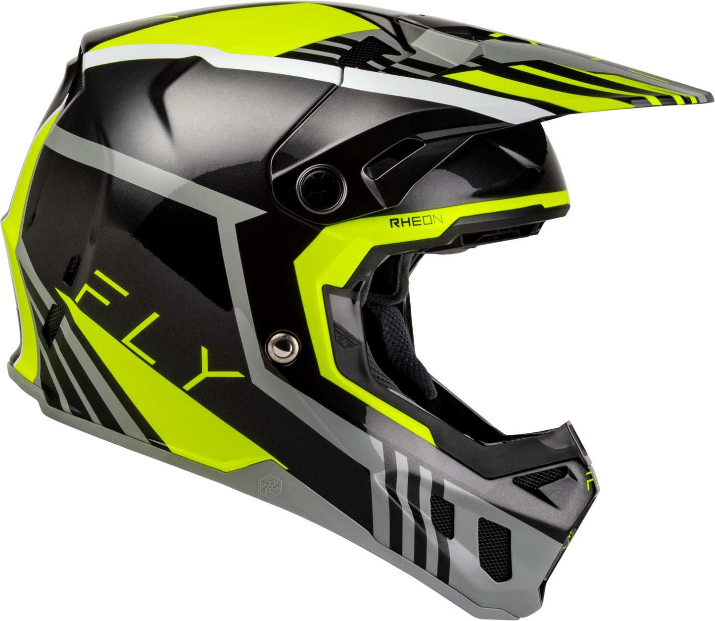 Fly Youth L Formula CC Helmet Strike -  Grey / Green