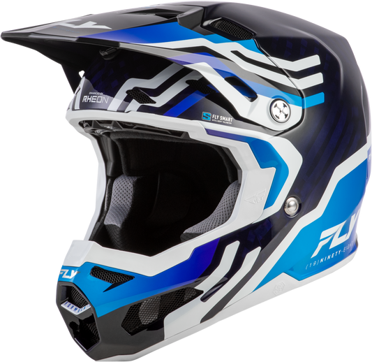 Fly Youth Large Formula S Byte Helmet - Blue / White