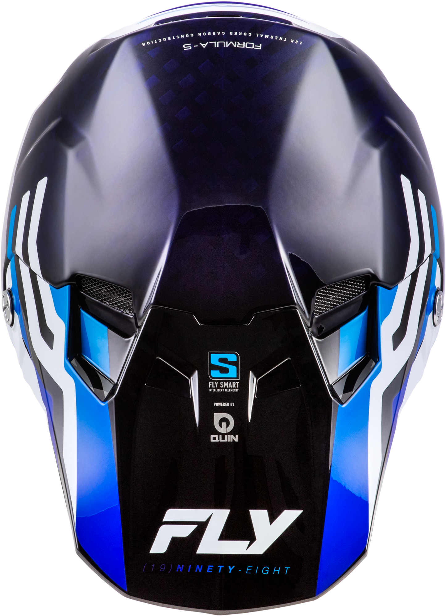 Fly Youth Large Formula S Byte Helmet - Blue / White