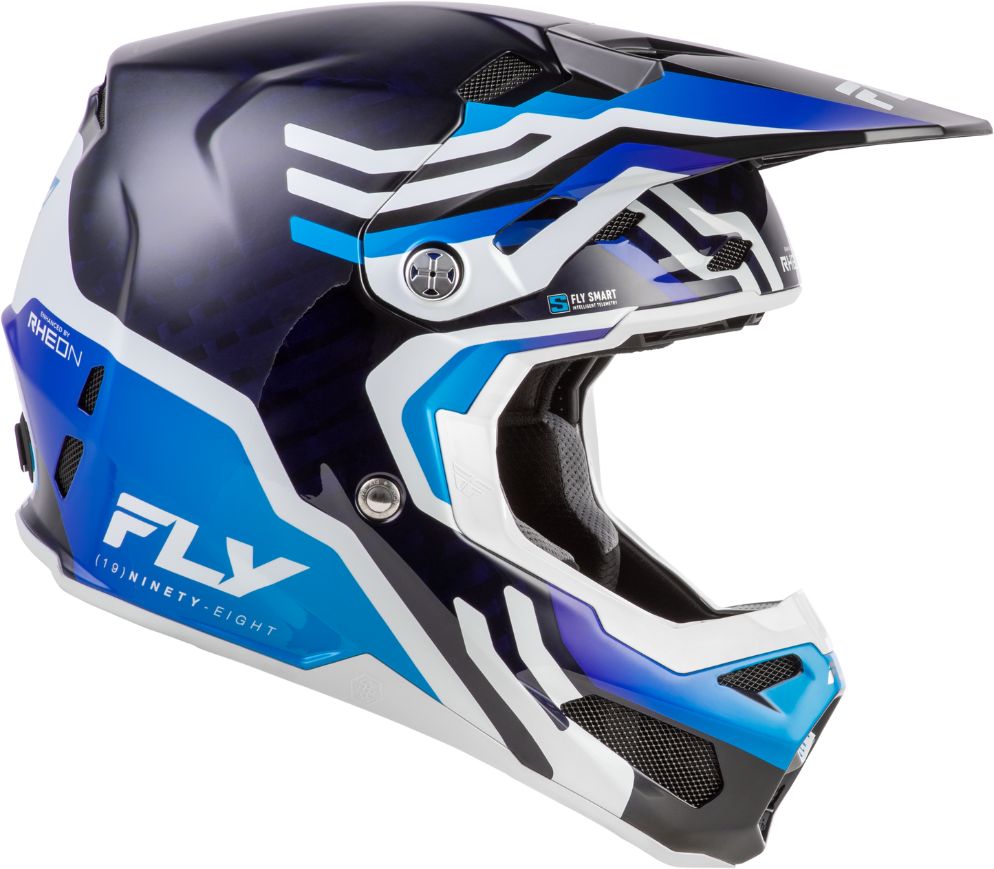 Fly Youth Large Formula S Byte Helmet - Blue / White