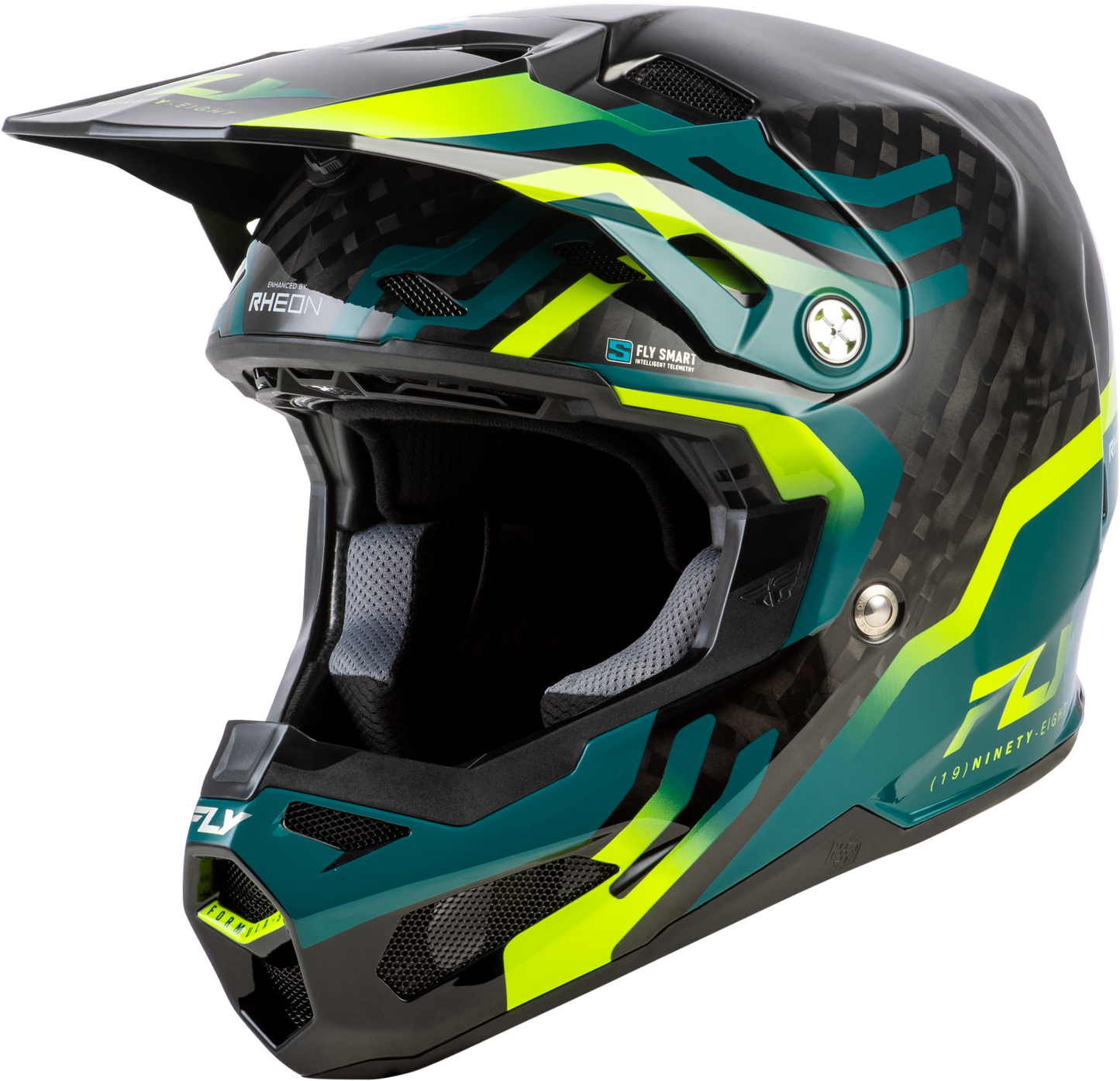 Fly Formula S Carbon Byte Helmet - Black / Teal