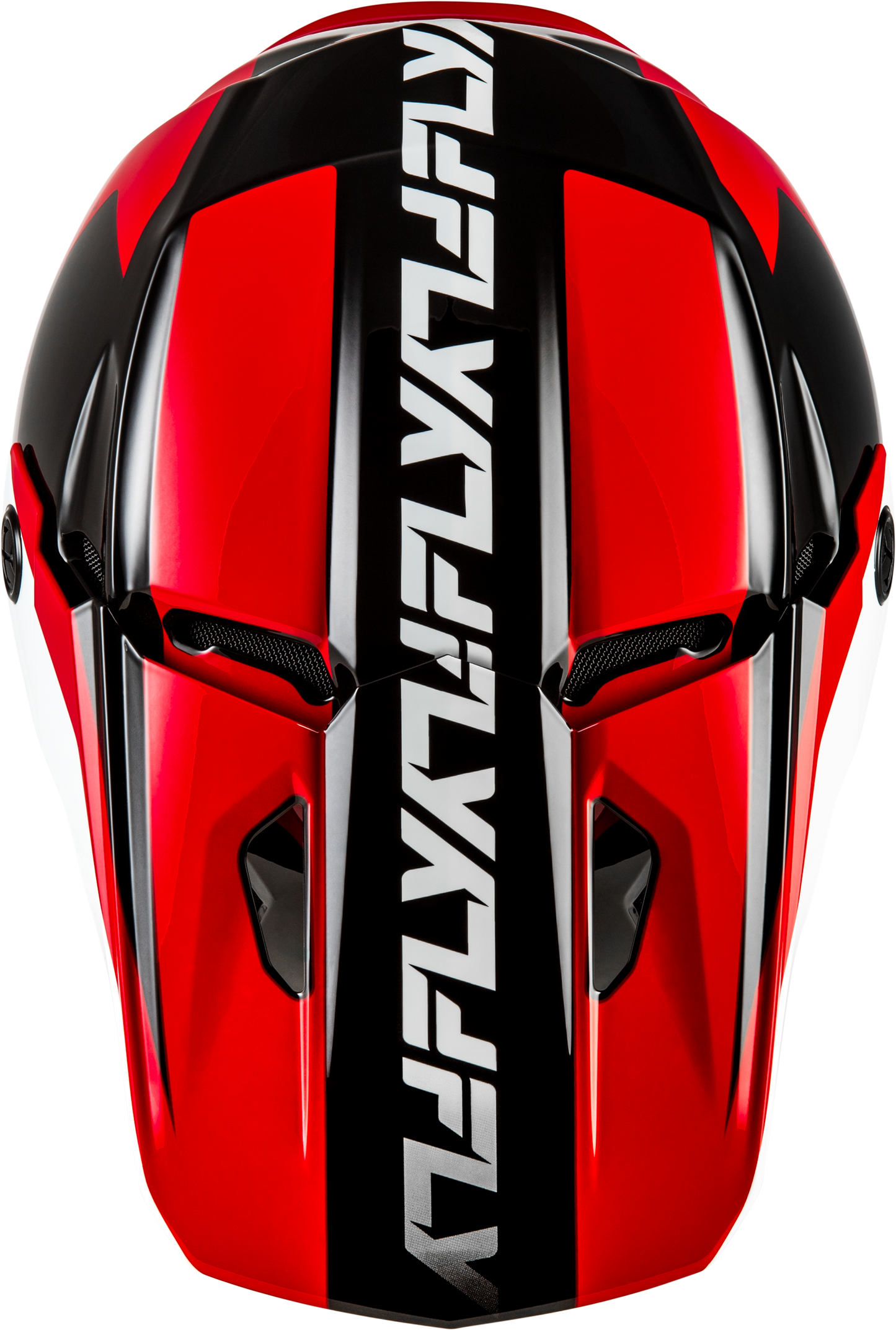 Fly Kinetic Crest Helmet - Red / Black / White