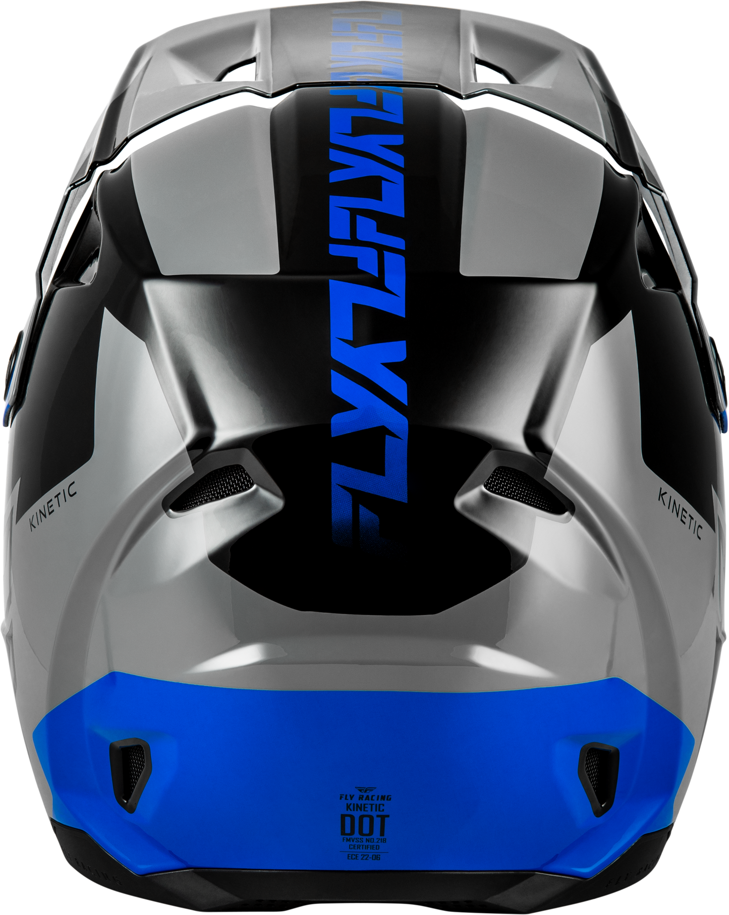 Fly Kinetic Crest Helmet - Grey / Blue