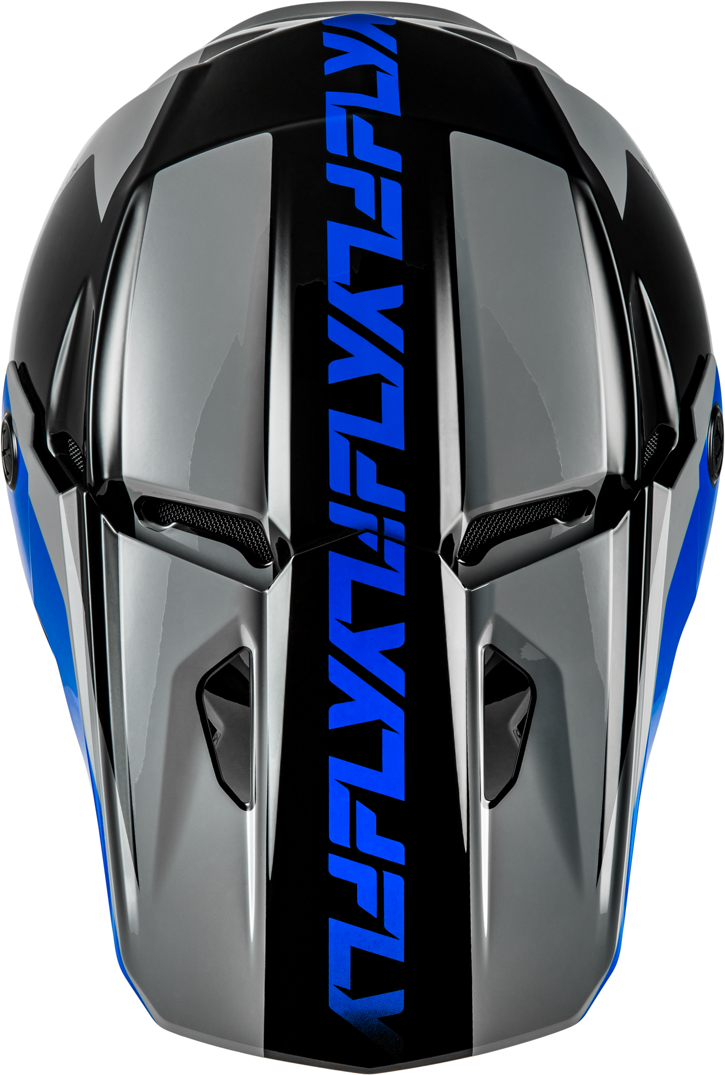 Fly Kinetic Crest Helmet - Grey / Blue