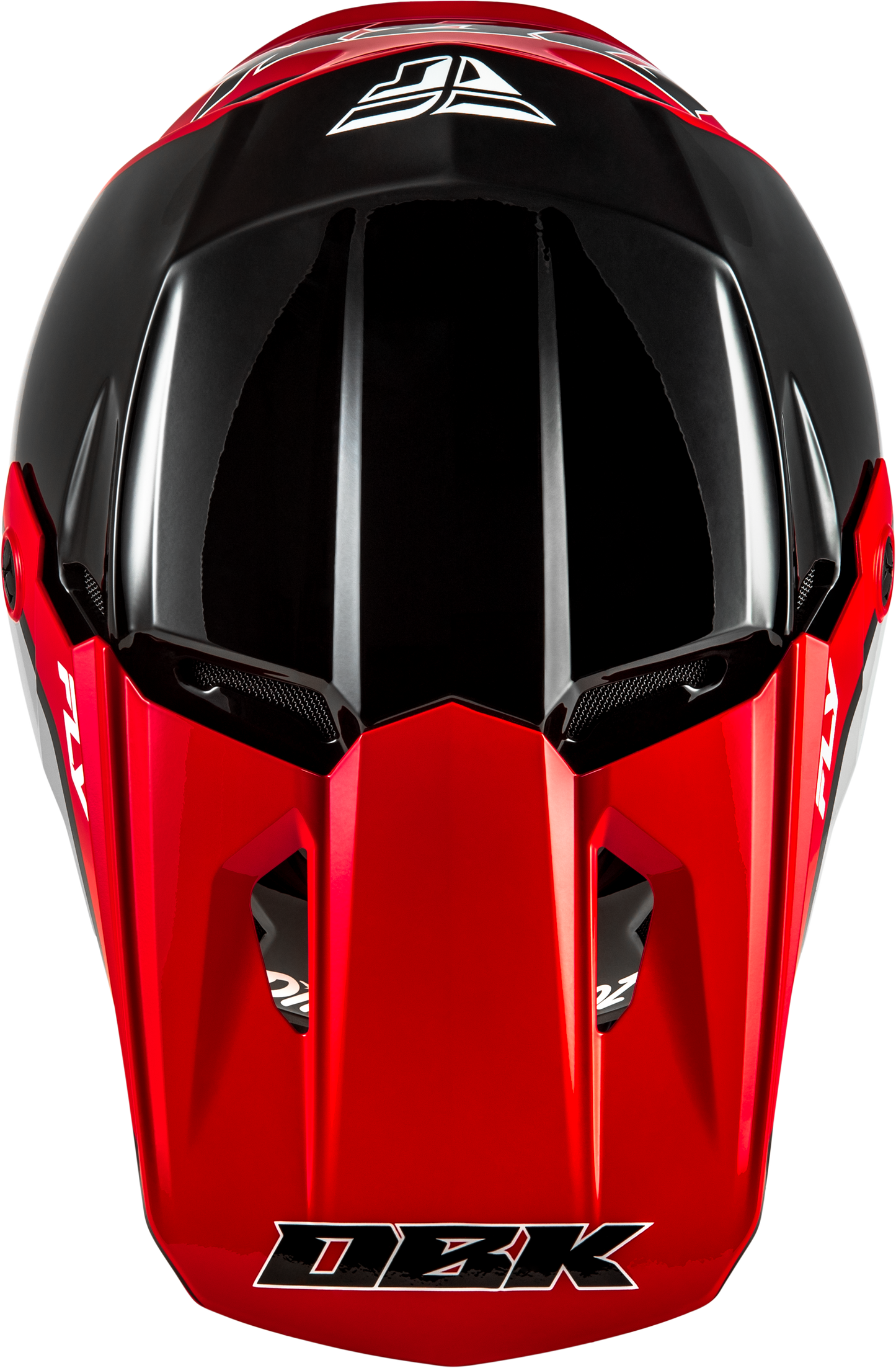 Fly Kinetic DBK Helmet - Black / Red / Grey