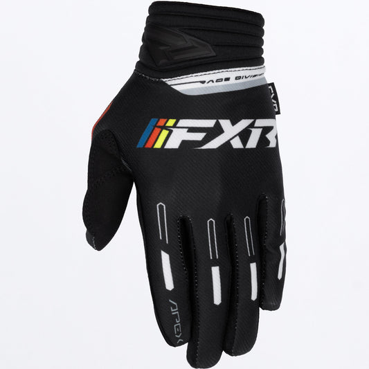 FXR MX26 Apex Gloves - Black / White