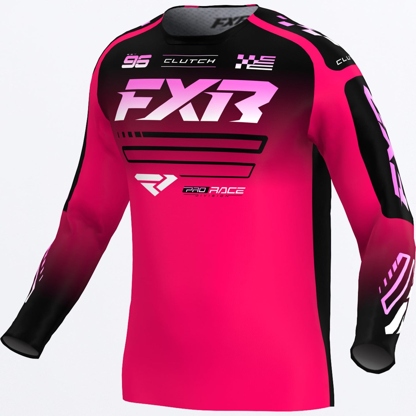 FXR MX26 Kids Clutch Jersey & Pants - Pink / Black