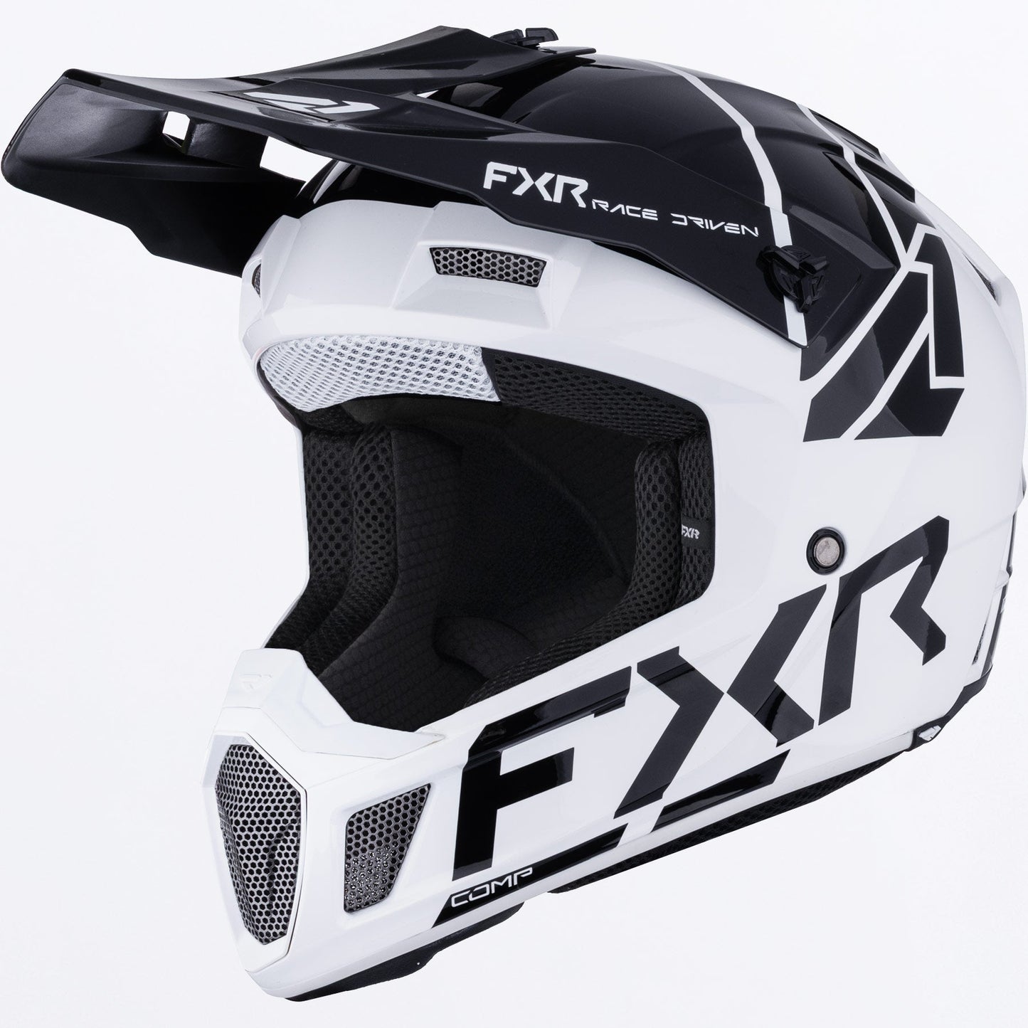FXR Clutch Comp Helmet - White / Black