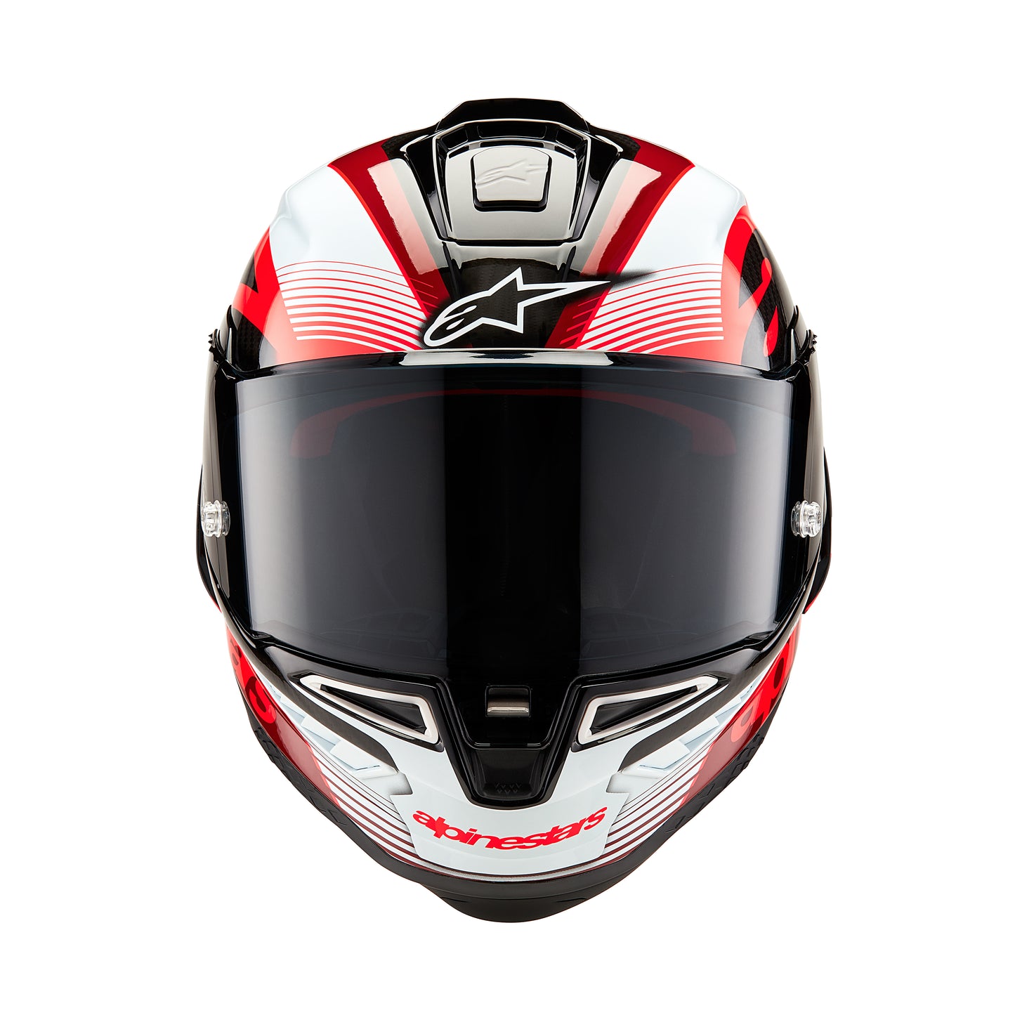 Alpinestars Supertech R10 Helmet - Team Carbon Black / Red / White
