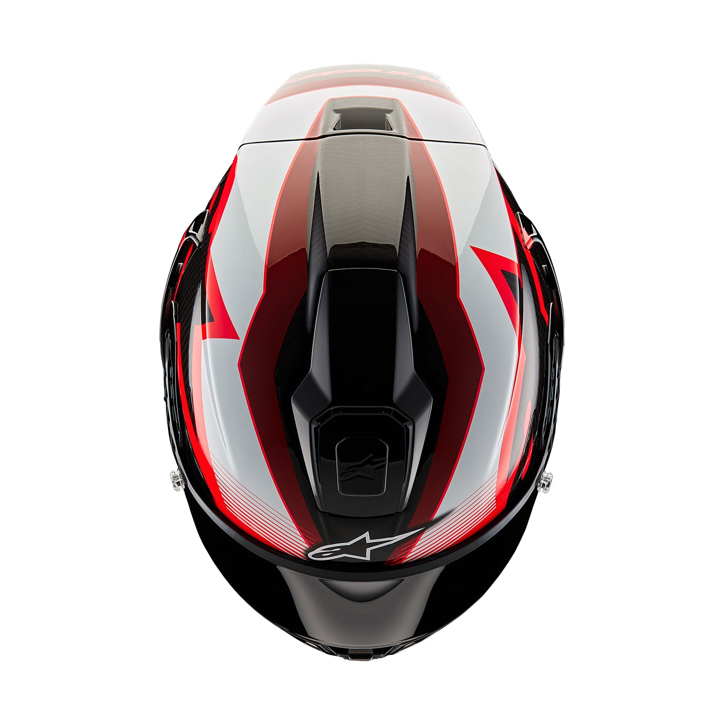 Alpinestars Supertech R10 Helmet - Team Carbon Black / Red / White